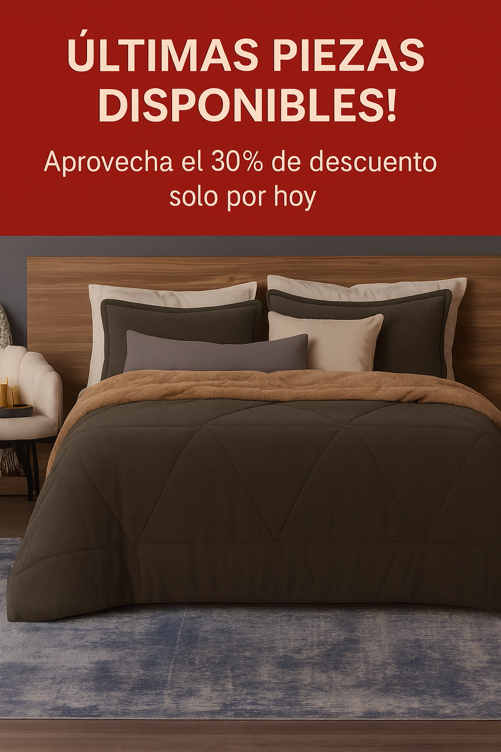 LUNARI “Aurum” — Cama Premium de Confort y Elegancia