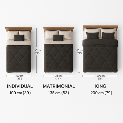 LUNARI “Aurum” — Cama Premium de Confort y Elegancia