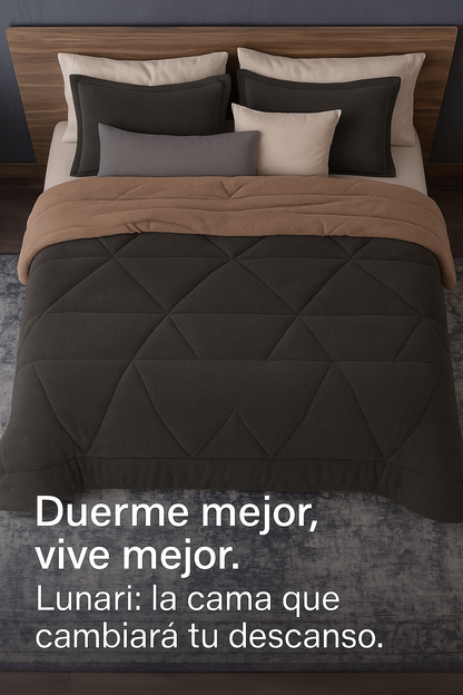 LUNARI “Aurum” — Cama Premium de Confort y Elegancia
